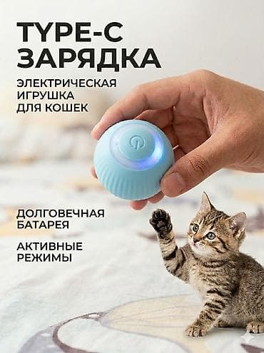 безпроводная мышь: Электрическая игрушка для кошек — умный мяч с Type‑C зарядкой — 1