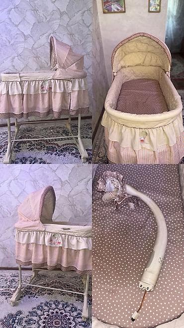 Люлька, Качалка, Металл, цвет - Бежевый