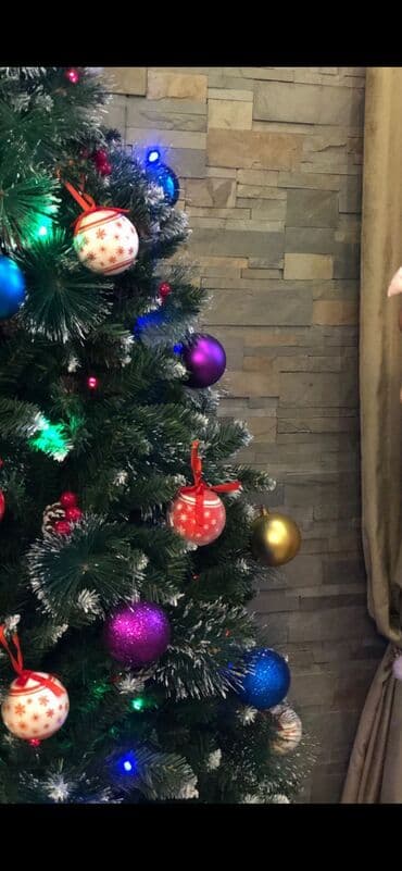 платье на ёлку: Искусственная новогодняя ёлка с густой хвойной кроной и эффектом — 7