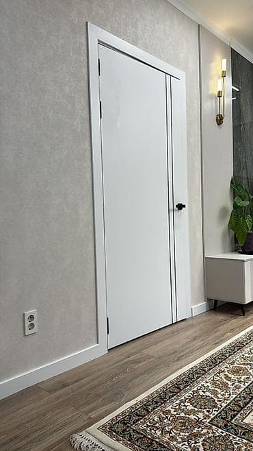 Пластик эшиктер: Үйлөр жана батирлер үчүн эшик, Бир эшиктуу, Башка өлкө, түсү - Ак — 2