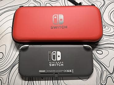 Видео оюндар жана приставкалар: Nintendo Switch Lite (серый) + чехол - Портативная консоль Nintendo — 2