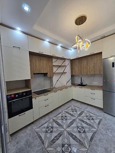 ничего: 3 комнаты, 94 м², Учкун мкр Индивидуалка, 3 этаж, Дизайнерский ремонт — 2