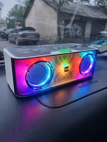 музык: Портативная Bluetooth-колонка A9 с подсветкой - Двухдинамиковая — 1