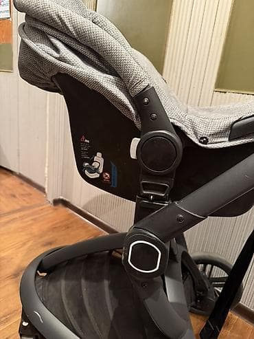 коляска babyzen: Коляска, цвет - Серебристый, Б/у — 8