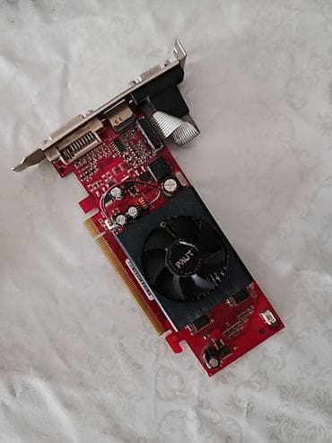 Видеокарта для ПК, Б/у, Palit, GeForce, До 2 ГБ