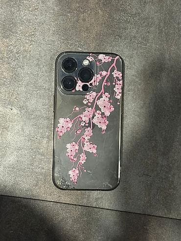 face id: Прозрачный чехол для смартфона с объемным цветочным декором на — 1