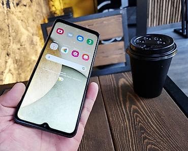 pixel 3a: Samsung Galaxy A12, Б/у, 64 ГБ, цвет - Черный, 1 SIM, 2 SIM — 3