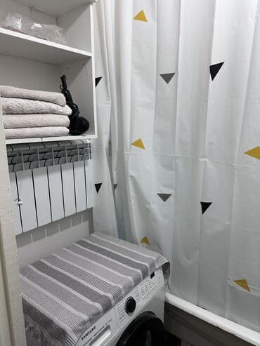 1 комнатные квартиры бишкек: 2 комнаты, Душевая кабина, Постельное белье, Бронь — 4