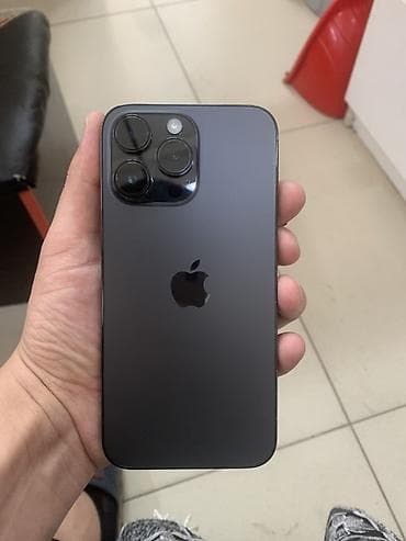 IPhone 14 Pro Max, Б/у, 256 ГБ, Черный, Чехол