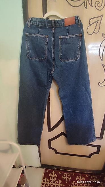 серебро бу: Джинсы из плотного синего денима (classic blue). - Посадка: средняя — 3