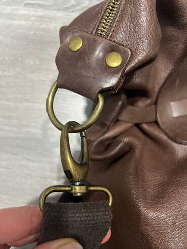 реставрация кожаных изделий: Сумка Из Кожи Ручной Работы,Италия — 3