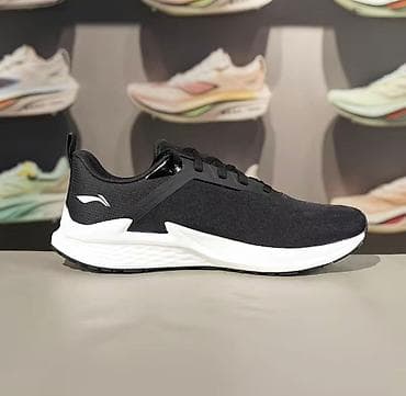 lining бу: Кроссовки для бега Li-Ning (мужские), черные с контрастными белыми — 2