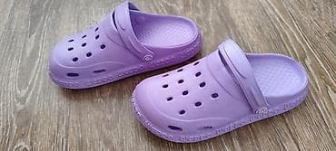 literide crocs: Лиловые сабо (кроксы‑стайл) UAPPO. размер 30/31 - Материал: лёгкий — 2