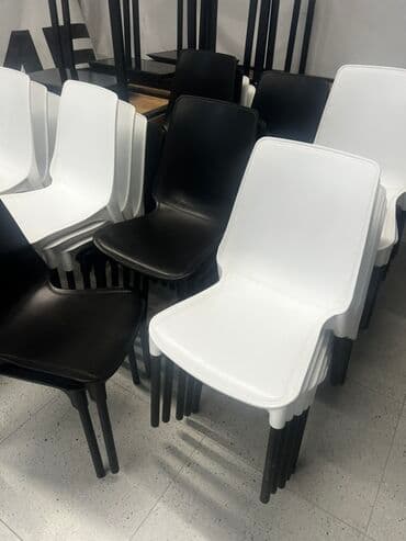 пластмассовые стулья для кафе: Табуретка, Б/у, Пластик, Не раскладной — 2