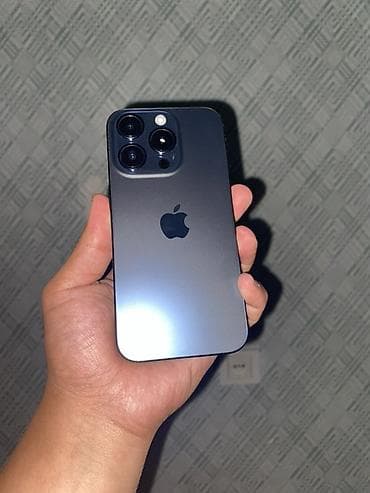 iph: IPhone 15 Pro, Б/у, 128 ГБ, Sierra Blue, Защитное стекло, Чехол, Коробка, 88 % — 2