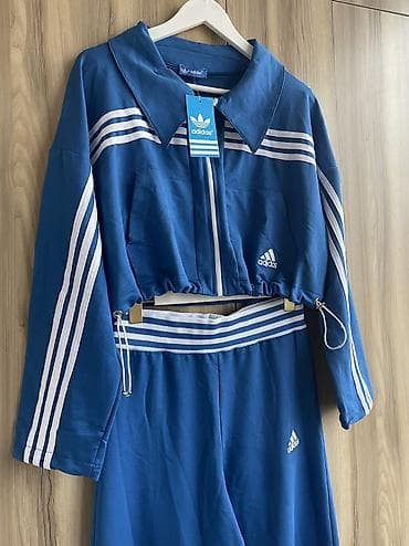 белый спортивный: Спортивный костюм, Толстовка, Штаны, Турция, На молнии, L — 10