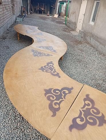 тошок соз: Улуттук кыргыз үстөлү, Бүктөө, Жыгач, түсү - Күрөң — 5