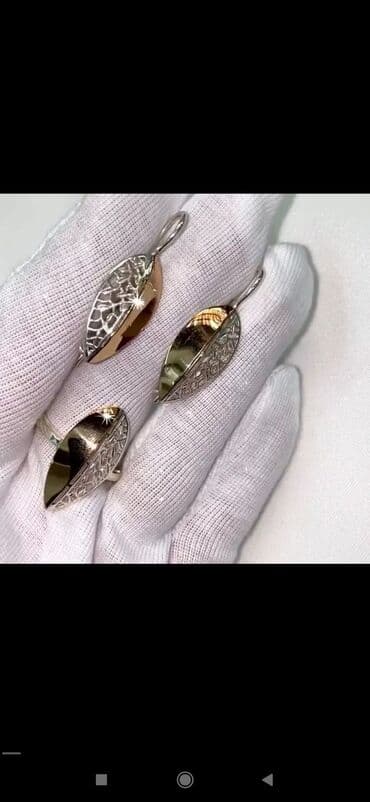 свадебные наборы ручной: Набор украшений, Проба 925, Женские, Новый — 9