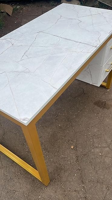 Раскройные столы: Офисный стол, Новый, Нерегулируемый, цвет - Белый, Прямоугольный, Железо, Самовывоз, Платная доставка — 3