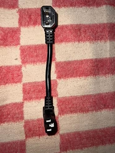 коннектор: Переходник-кабель питания IEC C14 (вилка, 3-pin) — на IEC C5 — 2