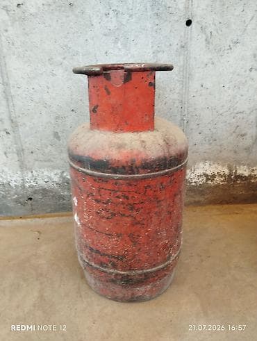 Үй жана бакча үчүн баардык: Баллон для сжиженного газа (пропан-бутан), металлический. - Материал — 1
