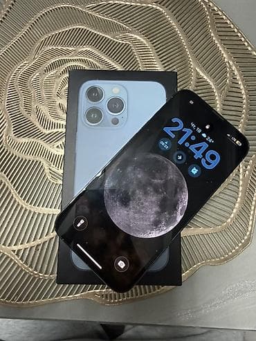 айфон кызыл кия: IPhone 13 Pro, Sierra Blue, Коробка — 2