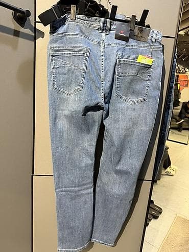 red centr: Мото‑джинсы Motowolf - Материал: плотный деним светло‑голубой варки с — 2