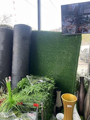 перегородки декоративные: Искусственные зеленые панели для оформления стен и перегородок — 3