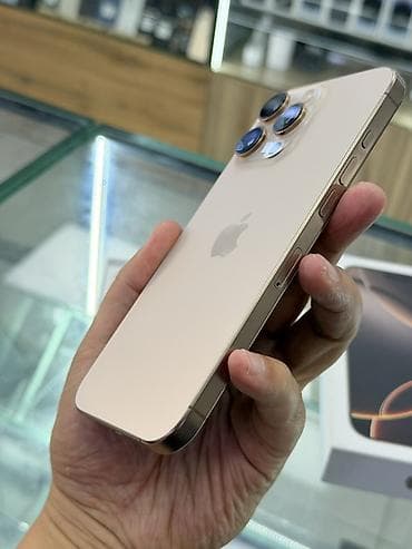 iphone 12 pro max bishkek: IPhone 16 Pro Max, Б/у, 256 ГБ, Desert Titanium, Коробка, 92 % — 4