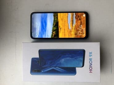samsung a5: Honor 9X, Б/у, 128 ГБ, цвет - Синий, 1 SIM, 2 SIM, eSIM — 1