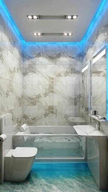 светодиодные потолочные светильники: Светодиодная гибкая неоновая лента 220V, Синий. Светодиодный гибкий — 10