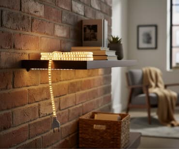 Светодиодная лента теплого света, идеальная для создания уютной