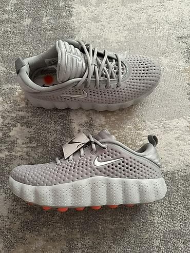 nike tech: Мужские кроссовки, 40.5, Nike, Новый, цвет - Серый, Самовывоз — 1
