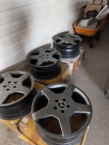 мерс s klas: Колеса в сборе R 18, Лето, Новый, Комплект, Легковые, Литые, отверстий - 5 — 4