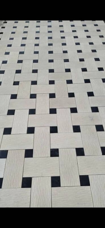 столешница из стекла: Евробрусчатка — 1