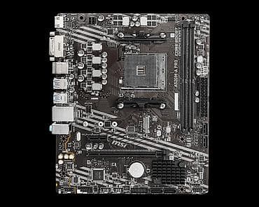 Материнская плата для ПК, Б/у, MSI, AM4, Micro-ATX
