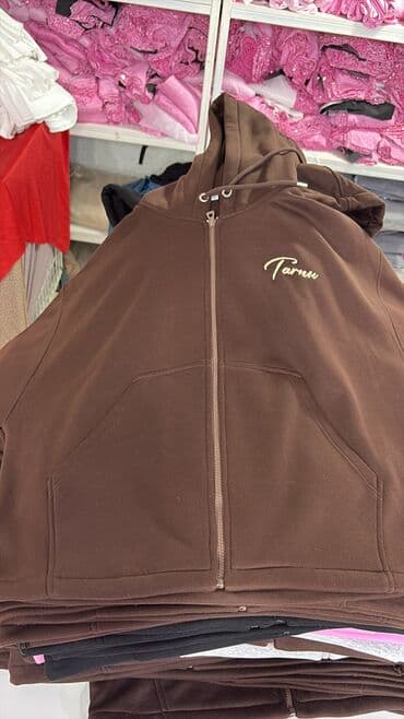 Паркет: Утеплённые худи на молнии с капюшоном - Толстовки с большим капюшоном — 5