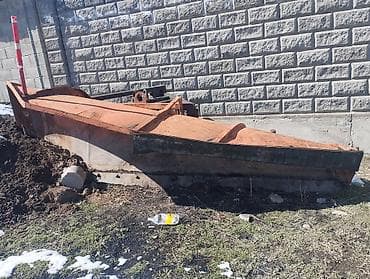 Коммерческий транспорт: Отвал снегоуборочный (плужный) для техники - Широкий металлический — 7