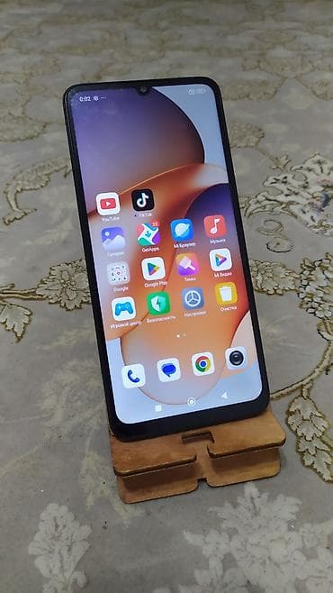 red: Redmi, Redmi 13C, Б/у, 128 ГБ, цвет - Черный, 2 SIM — 1
