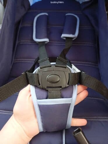 детские комплекты с mickey mouse: Коляска, цвет - Голубой, Новый — 10