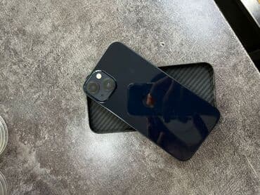 IPhone 13, Б/у, 128 ГБ, Синий, Чехол, 86 %