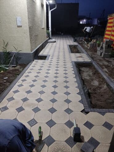 колцо бетон: Тротуарная плитка, Другая модель, Бетонная, Для двора, Новый — 4