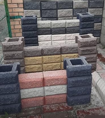Заборы из пескоблока