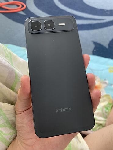 retro mp3: Infinix Smart, Б/у, 128 ГБ, цвет - Черный — 1