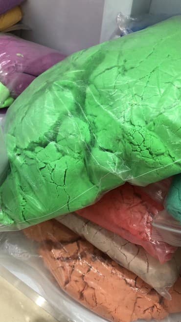 добавки для слаймов: Детский кинетический -слайм песок игрушки магия глины цветной мягкие — 7