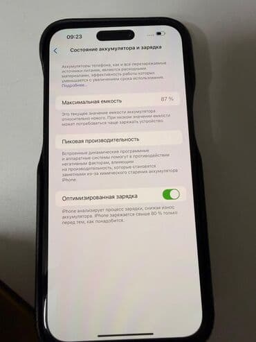 max: IPhone 14 Pro Max, Б/у, 512 ГБ, Черный, Защитное стекло, Кабель, Чехол, 87 % — 9