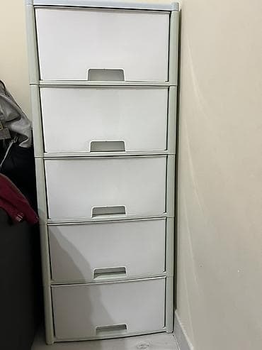 комод пластиковый узкий: Комод для одежды, Без зеркала, Пластик, цвет - Серый — 2