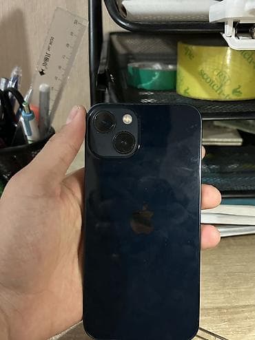 IPhone 13, Б/у, 128 ГБ, Midnight, Защитное стекло, Чехол, 83 % at lalafo.kg IPhone 13, Б/у, 128 ГБ, Midnight, Защитное стекло, Чехол, 83 %