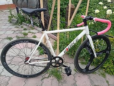 fixed gear: Шоссейный велосипед, Рама L (172 - 185 см), Б/у — 2