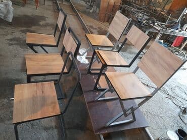 офисные мебели бишкек: ЛОФТ стилиндеки стол стул.диван, кроват, качели жана башка мебелдерине — 2